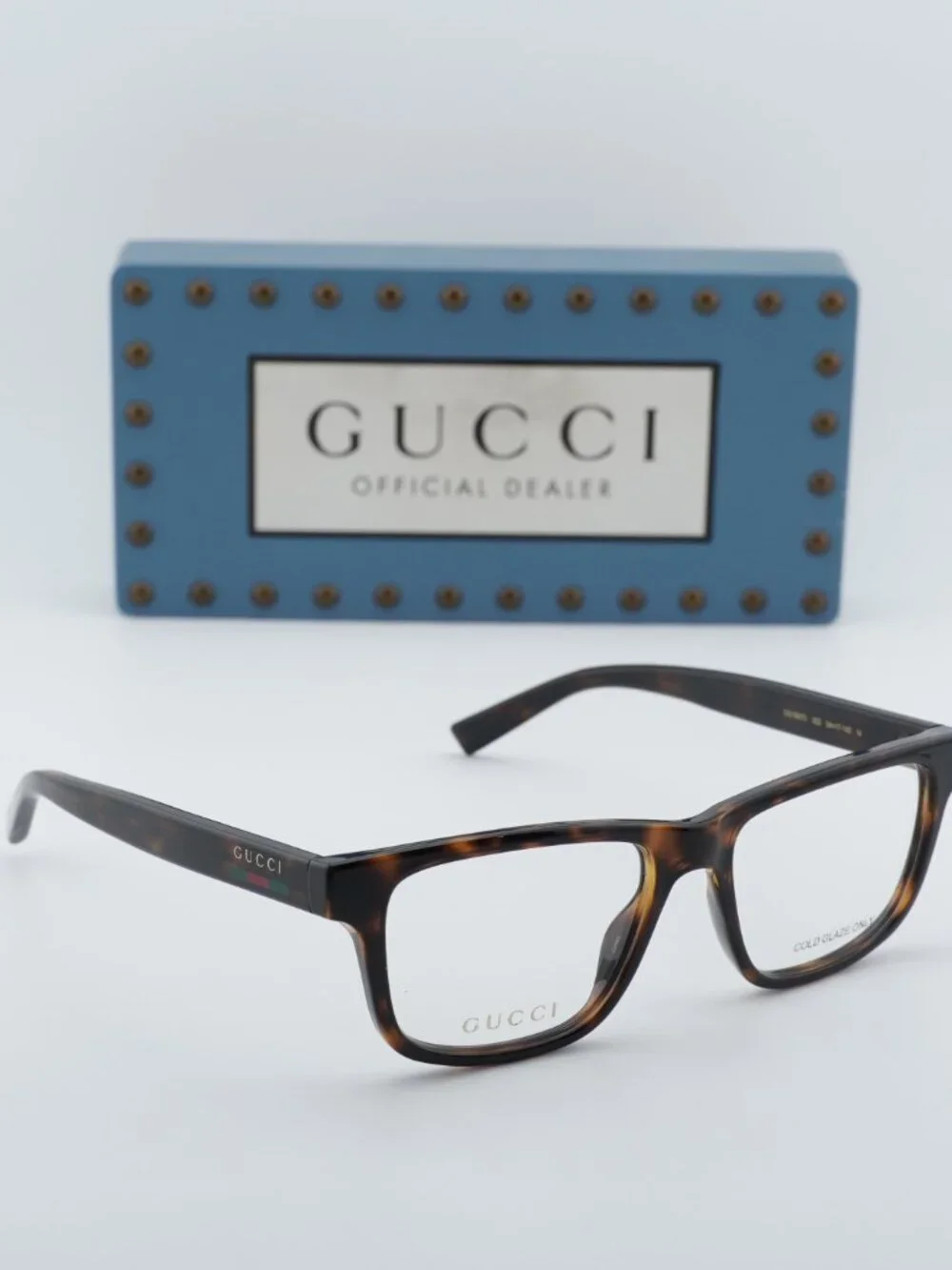 Gucci GG1987O 002 Square Eyeglasses - Havana 54mm